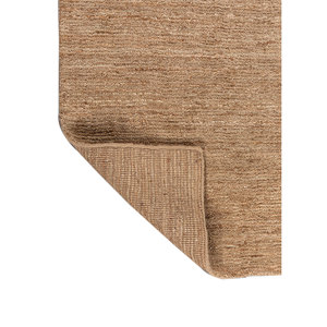 Contour Hand Loom <b>Wool</b> Rugs Beige & <b>Brown</b> Large Area 9x12 Rectangle Solid Striped Hallway Pattern for Teen Home Use-Hwju-7001 - Product Image 5