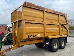 Tracteur agricole Remorque à benne basculante hydraulique pour tracteurs/remorque à benne basculante à 2 roues - Product Image 3