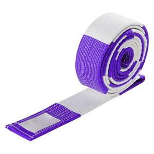 เข็มขัดศิลปะการต่อสู้คาราเต้ ยูโด เทควันโด คุณภาพสูง ราคาดีที่สุด สีและโลโก้สั่งทำได้ เข็มขัดฝึกซ้อมผ้าฝ้ายเนื้อนุ่ม - Product Image 4