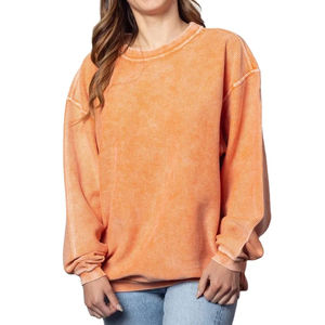 <b>Women's</b> <b>Sweatshirt</b> With Custom Logo <b>Long</b> Sleeve Cotton Pullover Winter Sweater Fashion Knitted Casual Style <b>Sweatshirt</b> - Product Image 5