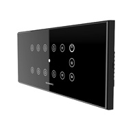 Système de maison intelligente Fox Domotics, écran tactile multifonctionnel, commande vocale, technologie NFC, intégration d'assistant domestique