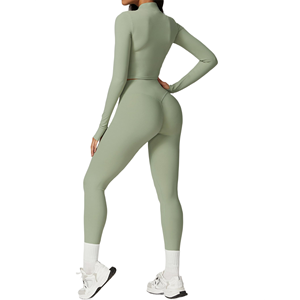 Conjuntos de Yoga para Mujer de Alta Calidad, Hechos a Medida con Logotipo, Cómodos, de Cintura Alta, con Tallas Ajustables - Product Image 2