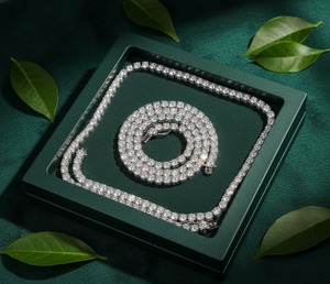 Joyería Fina Aniva NK2633, Collar de Tenis de Plata 925 con Diamantes Cultivados en Laboratorio, Cadena Personalizada Unisex, Estilo Hip Hop, Regalos de San Valentín - Product Image 2