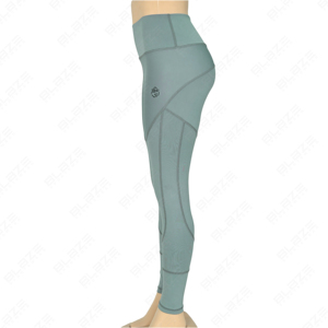 Haute qualité taille élastique Spandex Nylon taille haute Leggings Leggings pour femmes Gym taille élastique Yoga Leggings - Product Image 1