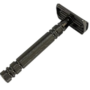 Rasoir de sécurité robuste en acier inoxydable Long rasoir de sécurité à double tranchant pour le rasage de haute qualité pour homme femme - Product Image 1