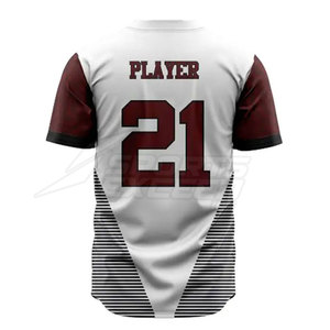 Uniformes de Béisbol Estampados en Oferta, 100% Poliéster, Colores y Logotipos Personalizados, Secado Rápido, Transpirables y Cómodos para Hombres Adultos - Product Image 5