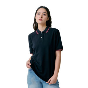 เสื้อโปโลป้องกันการเบ็คเทอเรียแบบพรีเมี่ยมแขนสั้น100% ผ้าฝ้ายเปล่าผ้าไม่พันสำลีคุณภาพสูง210 GMS ตามสั่ง - Product Image 1