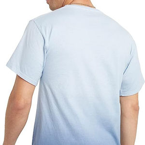 Camisetas de Cuello Redondo Azul Marino para Hombre con Logotipo Personalizado Bordado, Mezcla de Poliéster/Algodón, Secado Rápido y Transpirable - Product Image 1