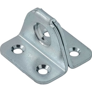 VORMANN Steel Blue Zinc-Plated Eyelet 35mm Plate Length 25mm Height 2mm Thickness 11.5mm Diameter 25pc Packaged Metal <b>Hangers</b> - Product Image 1