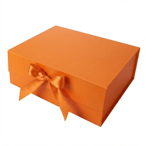 Caja de Regalo Rígida Magnética con Lazo de Satén Rosa Personalizado Premium, Caja Plegable para Empaque de Ropa, Venta al Por Mayor - Product Image 2