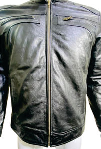 Meilleur prix direct du fabricant veste en cuir de mouton de haute qualité pour hommes vêtements d'hiver fermeture à glissière Style High Street - Product Image 3
