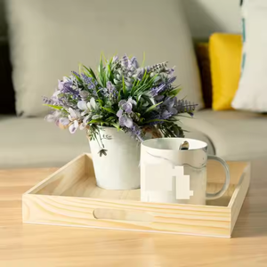 Juego de bandejas de madera hechas a mano Bandejas de madera en diferentes tamaños con Rasgo natural Premium Venta al por mayor por decor IMPEX - Product Image 4