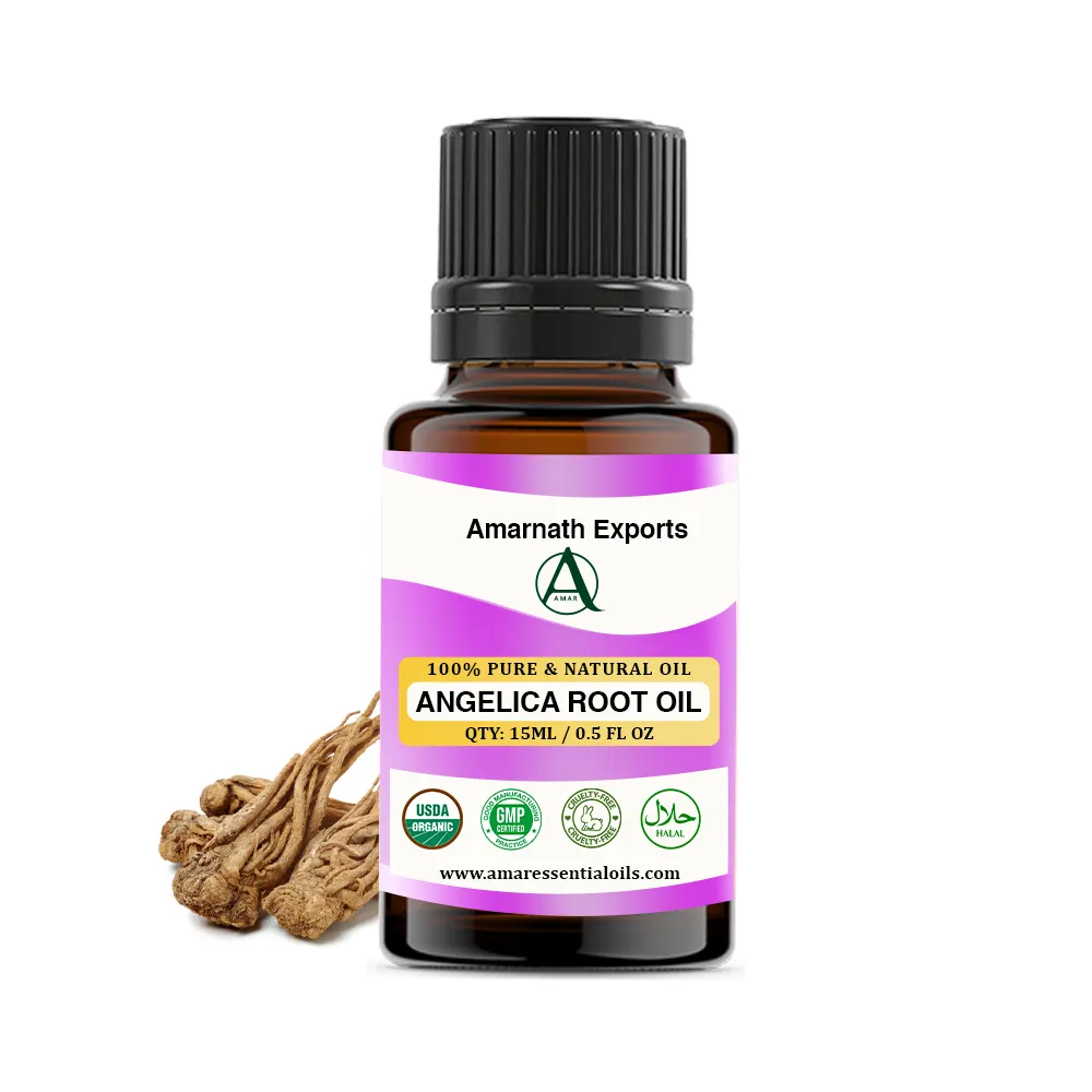 Wholesaler of Angelica Root Oil Natural Angelica Root Essential Oil Exporter of Angelica Root Oil