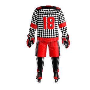 Uniforme de hockey sobre hielo hecho a medida al por mayor para deportes uniforme profesional de hockey sobre hielo de alta calidad - Product Image 3