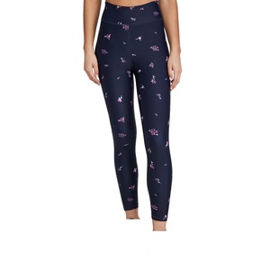 Leggings amincissants Dry-Fit pour femme, taille haute, longueur intégrale, motif nid d'abeille, 100% polyester, écologiques, pour Pilates, OEM ODM, tendance TikTok - Product Image 5