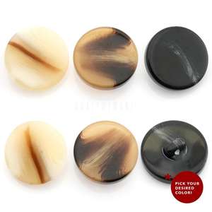 Gran oferta, abrigo de diseñador, botones de resina Natural de 4 agujeros, botones de resina para ropa, botón de cuerno para camisa, ropa - Product Image 1