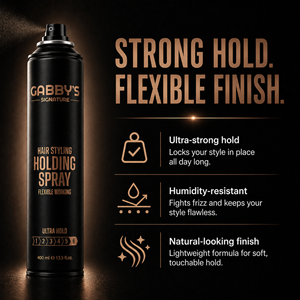 Gabby's Signature Hair Styling Strong Hold <b>Spray</b> 400ml with Humidity Resistant & <b>Sun</b> Protection Cruelty-free - Product Image 4