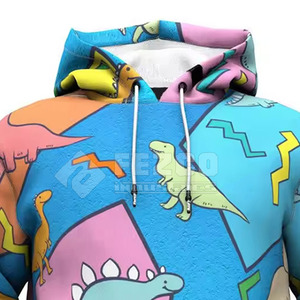 Nouveau style de sweats à capuche en coton mélangé de conception personnalisée vêtements de rue sweats à capuche à sublimation Offre Spéciale sweats à capuche à sublimation - Product Image 6