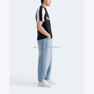 T-shirt ajusté personnalisé, respirant, durable, 100% coton, t-shirts à empiècements, vêtements de mode ethnique, tailles personnalisées - Product Image 4