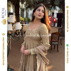 Lancement d'une nouvelle robe de soirée de marque Full Heavy Embroidery Sequence Work Suit Collections By Royal Export In Surat Gujarat - Product Image 2