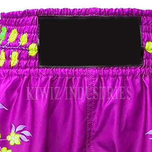 Pantalones cortos de Muay Thai al por mayor más vendidos 2024 sólidos transpirables de secado rápido de cintura alta cierre elástico ligero - Product Image 4