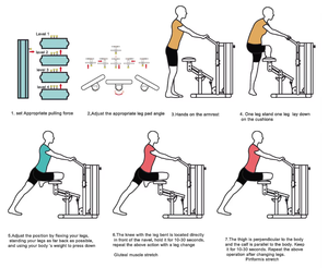 AMAIN - Entrenador Profesional de Tracción para Extensión de Cadera, para Estiramiento Muscular, Relajación y Rehabilitación de Articulaciones en Casa - Product Image 3