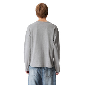 เสื้อยืดแขนยาวสำหรับผู้ชายแบบสั่งทำสีและขนาด100% ผ้าฝ้ายราคาไม่แพงสไตล์ที่เป็นเอกลักษณ์ - Product Image 2