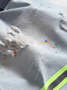 2023 été mode hommes Denim Shorts respirant séchage rapide déchiré conception lavage léger taille moyenne Cargo Shorts tenue décontracté - Product Image 3