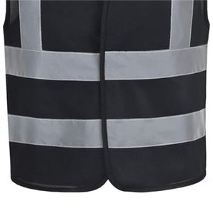 เสื้อกั๊กนิรภัยสะท้อนแสงพร้อมตาข่ายอุตสาหกรรมเสื้อแจ็กเก็ตสำหรับวิศวกรมองเห็นได้ชัดเจนปรับโลโก้ได้ตามต้องการ - Product Image 5