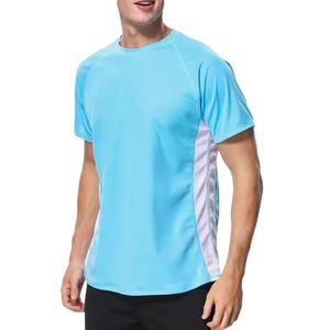 Camiseta de compresión para hombre con logotipo personalizado Rash Guard, transpirable, de secado rápido, para hombre - Product Image 6