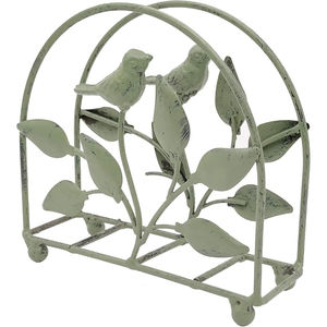 Servilletero de mesa Diseño de tendencia Tamaño personalizado Color negro Soporte de tejido de hierro puro para la venta superior - Product Image 5