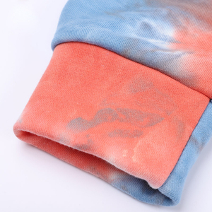 Nouveau style OEM Pull-over Basiques élégants en coton mélangé Mode décontractée Avec couleurs personnalisées Taille et logo Tie Dye Sweat-shirts pour hommes - Product Image 4