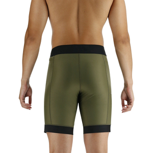 Pantalones cortos de compresión de malla de algodón hechos en Pakistán de alta calidad para hombres, cintura elástica con logotipo personalizado sólido a la moda para uso informal en el gimnasio - Product Image 2