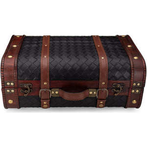 Vintage Wooden Suitcase Turntable <b>with</b> <b>Bluetooth</b> & USB (Model VT31) - Product Image 2