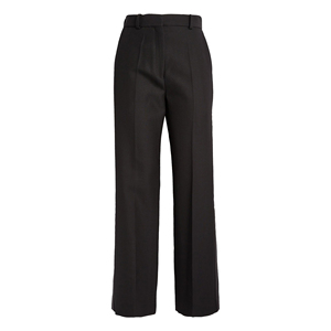 Ropa de calle para mujer, ropa personalizada de algodón a la moda, pierna ancha, Color gris, liso, en blanco, Pantalones rectos para mujer - Product Image 1