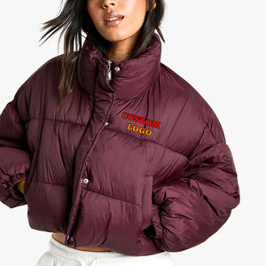 Veste matelassée pour femmes en gros 100% coton polyester léger imperméable écologique détail de rivet de haute qualité abordable - Product Image 4