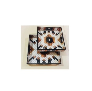 Bandeja para servir comida de mesa de boda de Hotel fabricante hecho a mano de alta calidad bandeja de frutas de comida hecha a mano diseño personalizado - Product Image 3