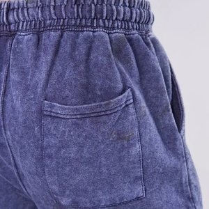 OEM Wholesale <b>Men's</b> Acid Wash Jogger <b>Shorts</b> Custom Casual Workout Fitness Athletic Wear High Street Elastic Waist Eco-Friendly - Product Image 4