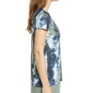 T-shirt en coton personnalisé pour femme, streetwear décontracté, coupe classique, couleur unie, léger, doux, respirant, pour tous les jours, OEM ODM - Product Image 6