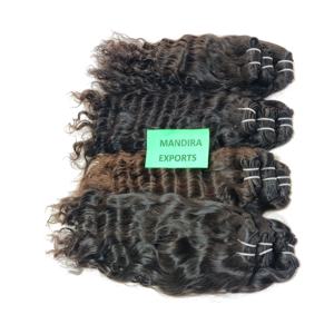 Vente en gros d'extensions de cheveux humains vierges du temple cambodgien tressage naturel fournisseur de cuticules alignées ondulées crépues vague profonde lâche - Product Image 5