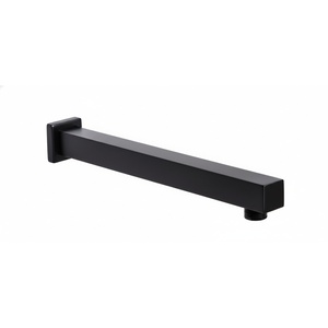 Brazo de Ducha Extensible Cuadrado Moderno de Latón, Negro Mate, Precio de Fábrica al por Mayor, Envío Global - Product Image 1