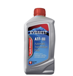 Lubricante Automotriz Everest ATF-III, Aceite para Transmisión Automática Multiusos Antidesgaste, Paquete de 6, 1 Cuarto de Galón - Product Image 1
