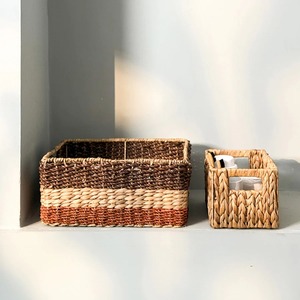 Basket of brightly colored dyed seagrass Handmade Storage Basket Wholesale eco-friendly Made in Viet Nam - Product Image 6