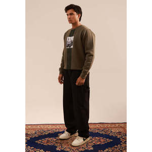 เสื้อสเวตเชิ้ตผู้ชายผ้าฝ้าย 100% - พิมพ์ลายและโลโก้ตามสั่ง, รับผลิตตามแบบ OEM ขายส่ง - Product Image 3
