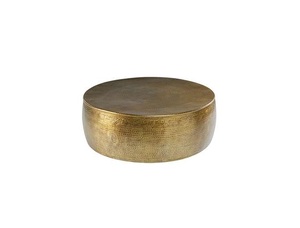 Venta caliente muebles de sala de estar mesa de centro de Metal Mesa decorativa para el hogar mesa de centro antigua de Metal de acero inoxidable redonda - Product Image 2