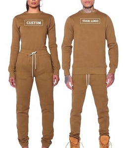 Ensemble survêtement d'hiver personnalisé deux pièces unisexe, service OEM, design survêtement homme, survêtements de haute qualité et confortables - Product Image 1