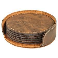Posavasos de Cuero Redondo de Alta Calidad para Mesa de Café en Casa u Hotel, Producto Más Vendido, Tamaño Personalizable, Hecho a Mano - Product Image 4