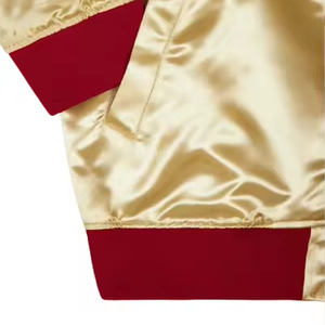 2026 meilleure vente nouveau personnalisé printemps broderie Souvenir luxe Satin vol hommes Baseball vestes pour hommes vestes - Product Image 6