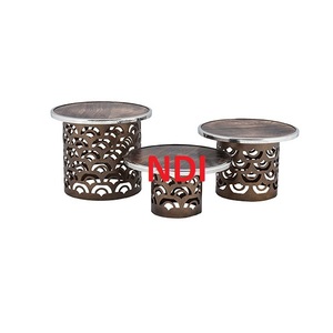 Event & <b>Birthday</b> Party Table Decoration <b>Accessories</b> Metal Cake Stand Hand Engraved Fruit Cake Display Cake Stand - Product Image 1