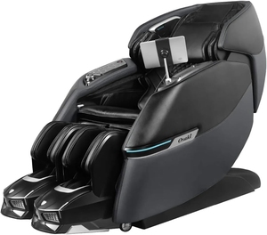 Fauteuil de massage corps entier zéro gravité avec rouleaux de massage améliorés, inclinable et chauffant pour les pieds - Product Image 1